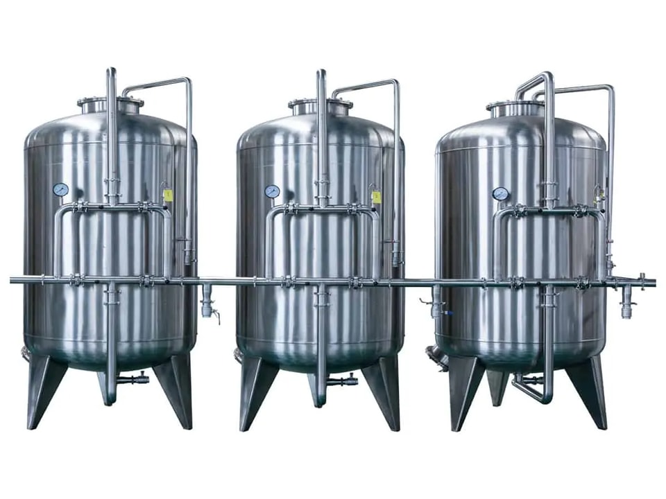 Water Treatment Multi Medium Filter Tank