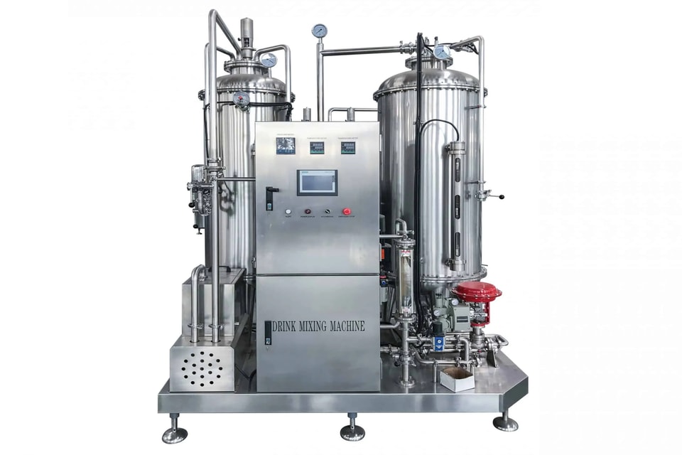 Automatic Carbonated Beverage Mixing Machine