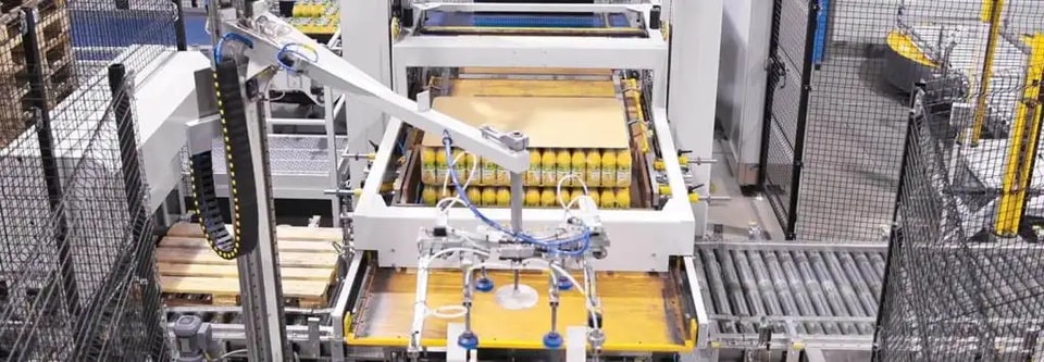 Automatic packing and palletizer system image