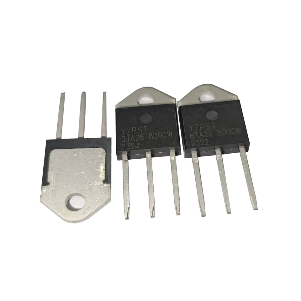 YZPST-BTA26-800CW Triacs BTA26 Série 26A 800CW, especialmente recomendados para 3 quadrantes