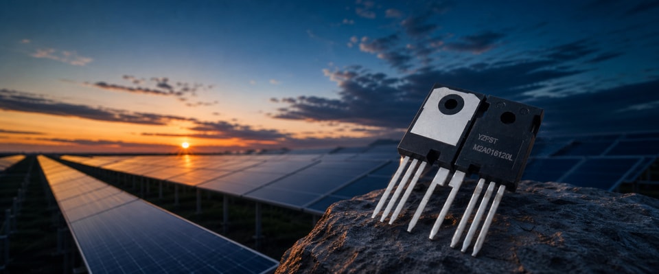 Semicondutores de potência discretos para conversão de energia solar