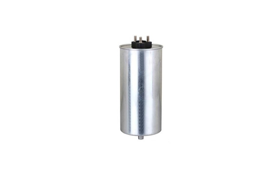 Condensateur de puissance shunt basse tension à boîtier cylindrique en aluminium PFC avec boulons de borne