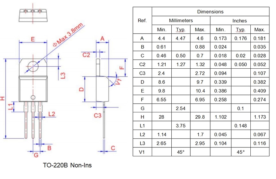 YZPST-BT136-600D