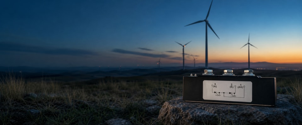 Module thyristor haute intensité pour une application éolienne