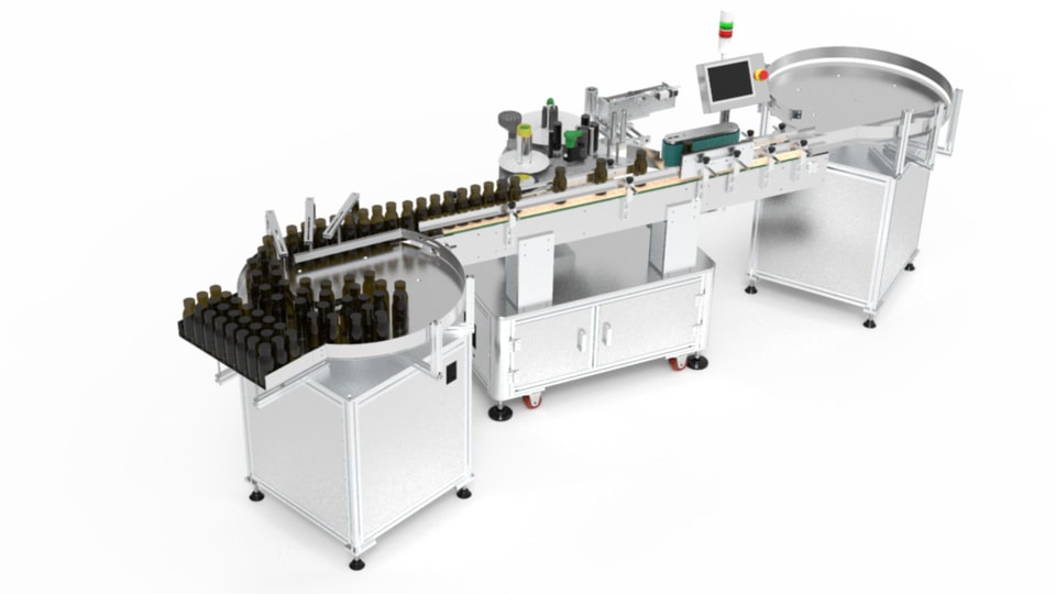 Dropper bottle Labeling Machine