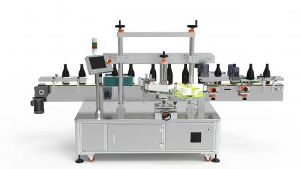 Square Bottle Labeler