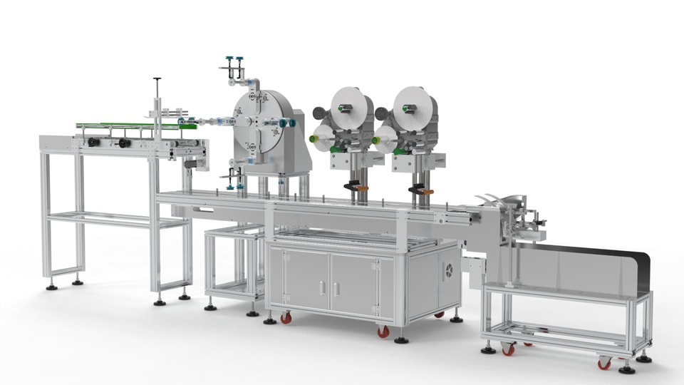 Egg Box Tray Labeling Machine