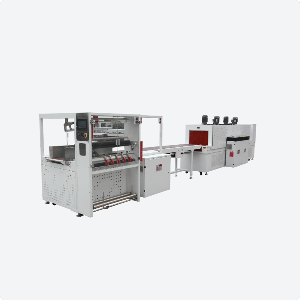 Fully-auto Sealing Machine + Shrink Tunnel (Center-folded Film)