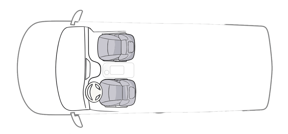 Configuration des sièges — 2 places · Express