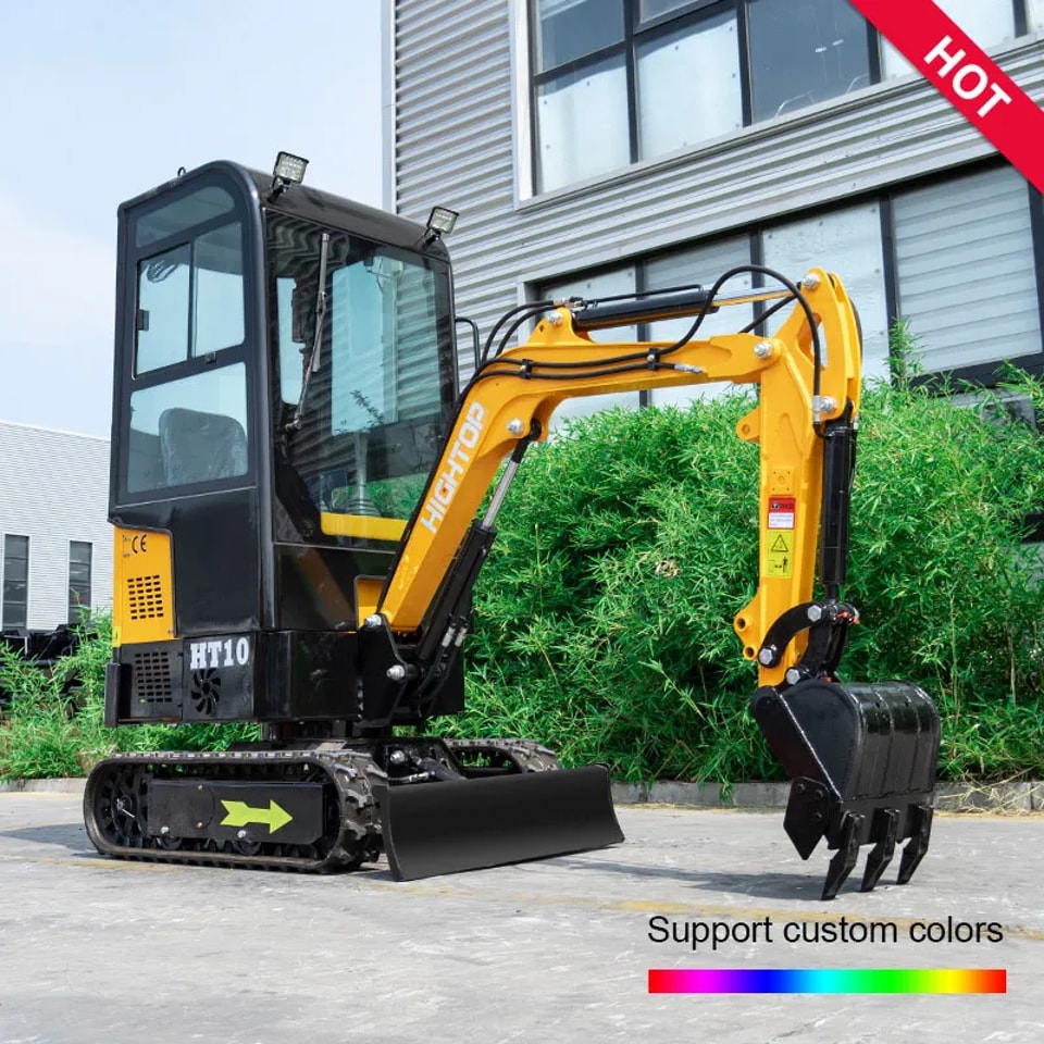 Mini-pelle HT10B avec cabine
