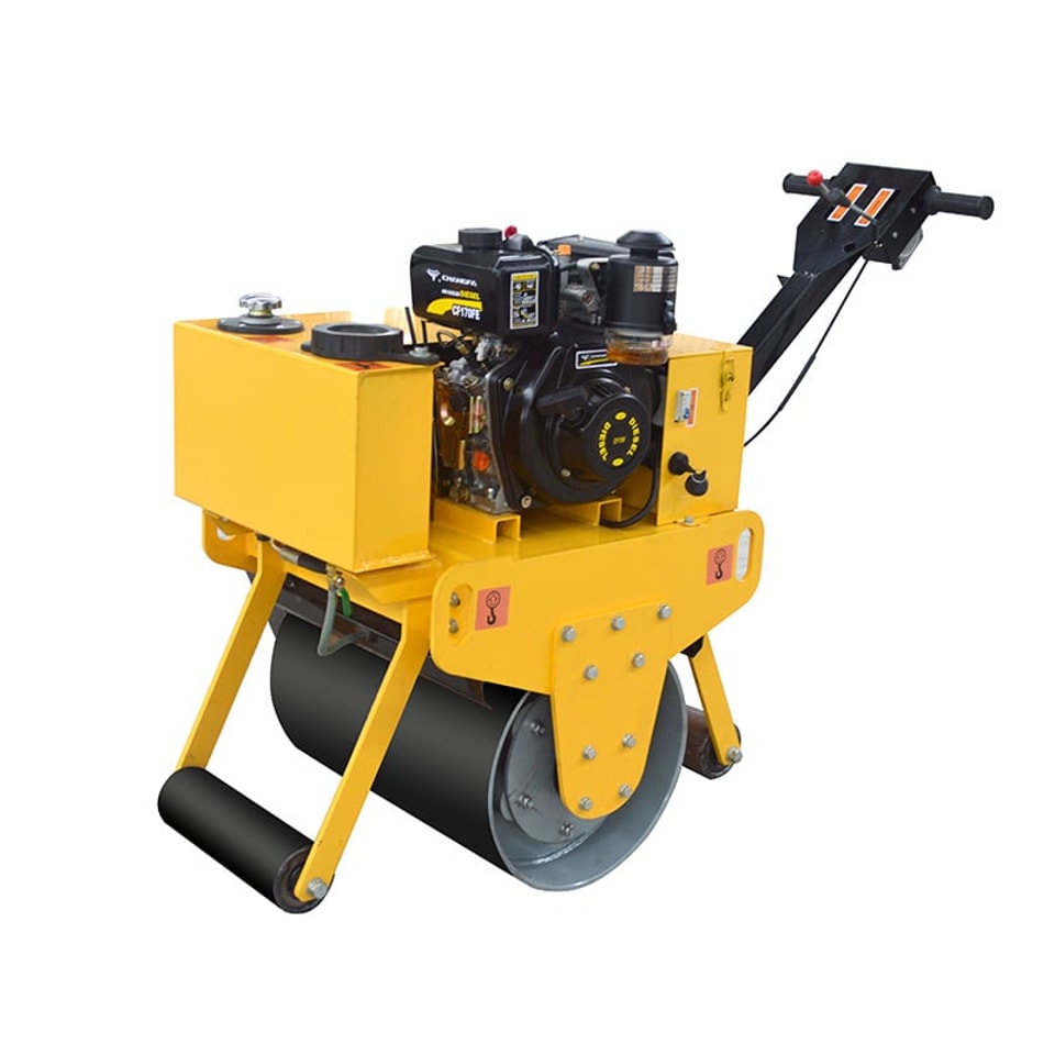 Rullo compressore stradale monoruota con operatore a terra (diesel 丨 benzina)