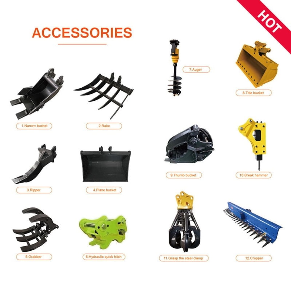Accessori per escavatori