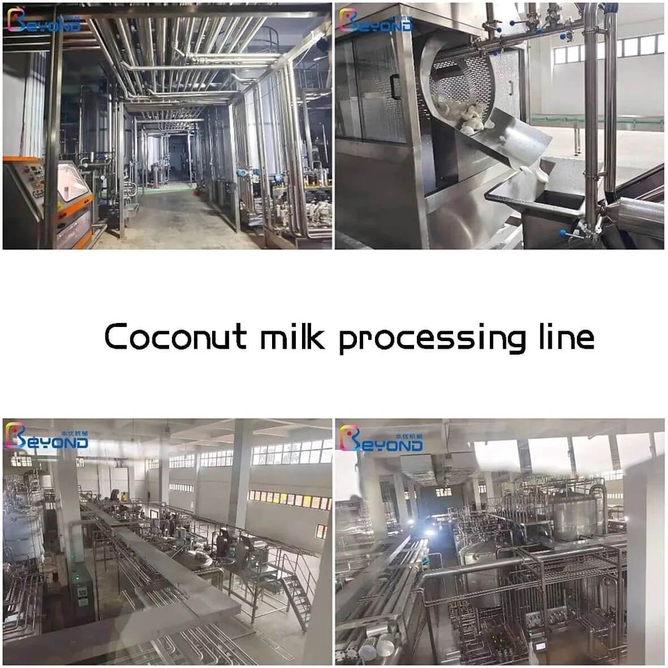 Línea de procesamiento de leche de coco Línea de procesamiento de leche de coco