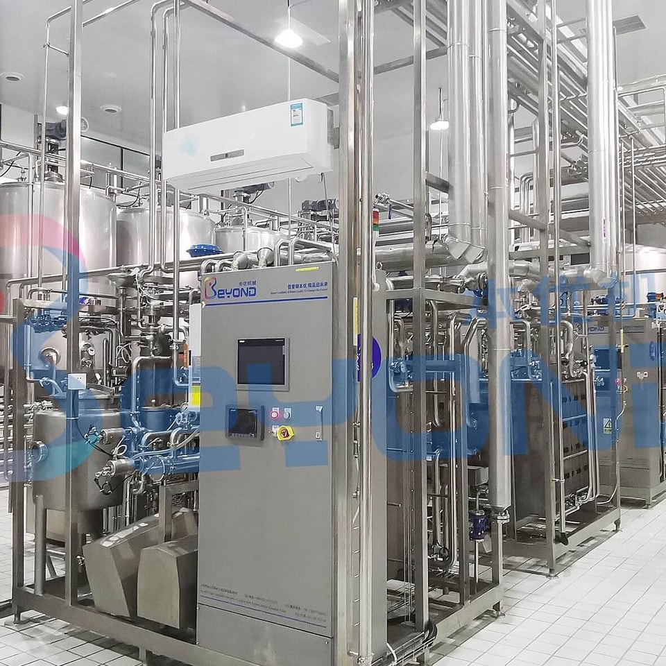 Línea de producción de leche pasteurizada