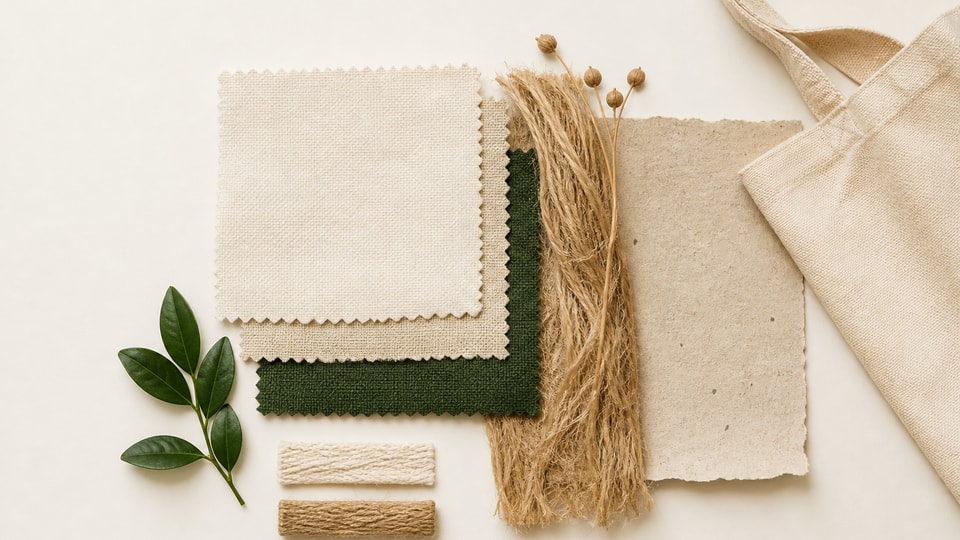 Natural bag material selection
