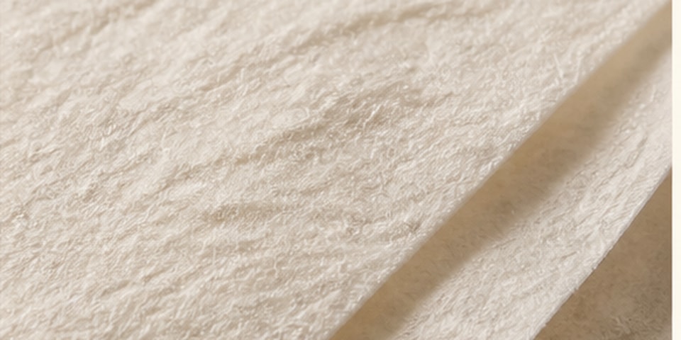 Close-up DuPont paper bag material texture
