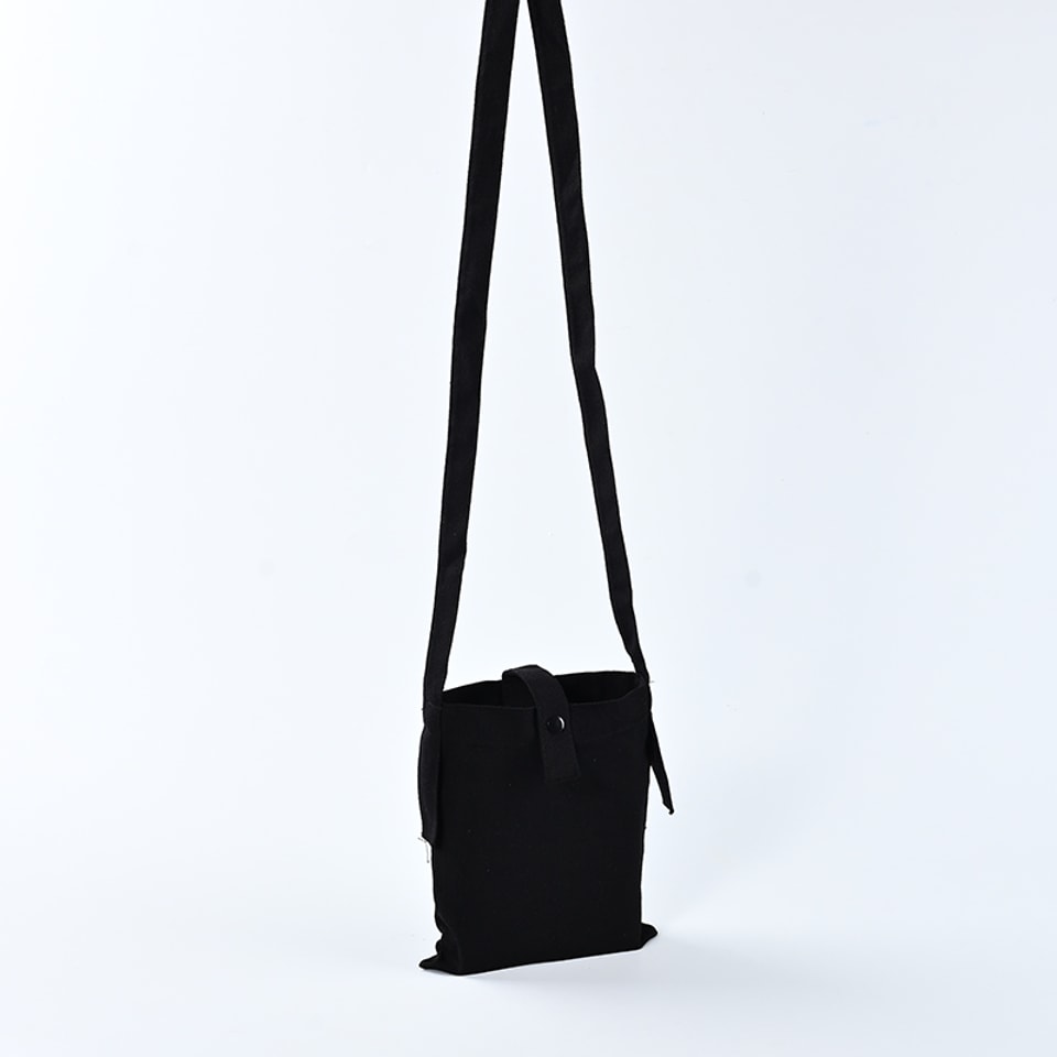 Poly-Cotton Canvas Sling Bags with Snap XK-02