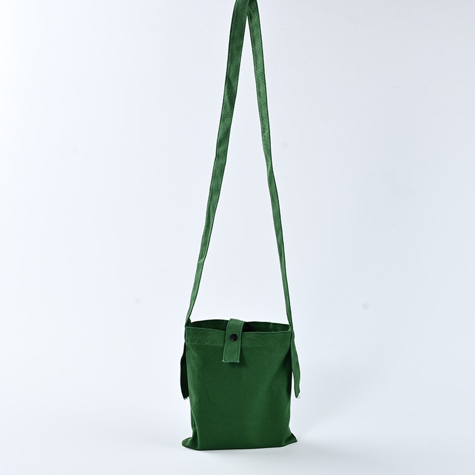 Poly-Cotton Canvas Small Canvas Bag with Snap XK-04