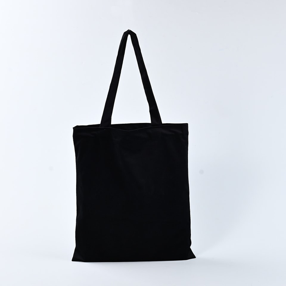 Black Flannel Tote Bags Bulk for Storage RB-03