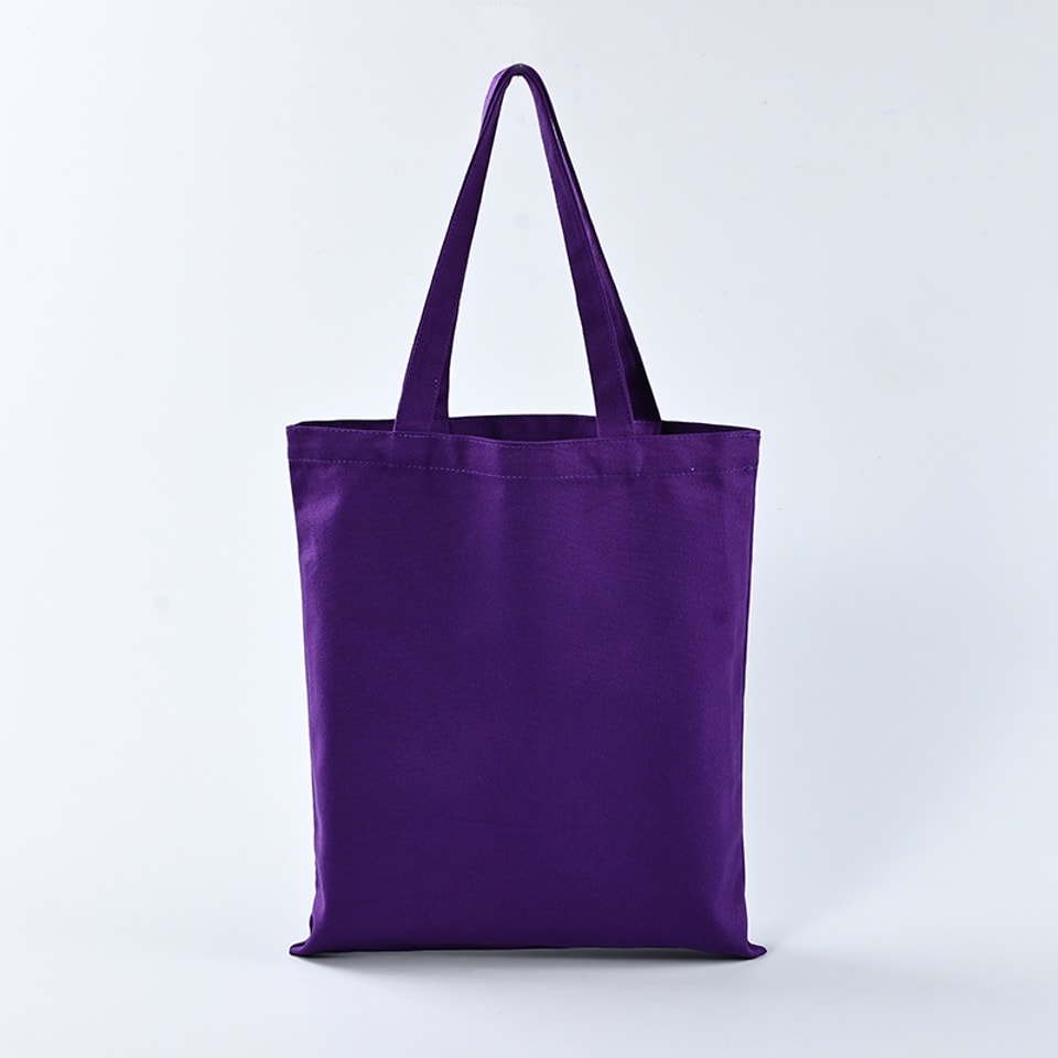Versatile 100% Cotton Canvas Personalized Tote Bag QM-11