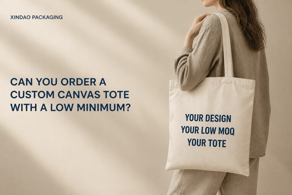 Can You Order a Custom Canvas Tote With a Low Minimum?