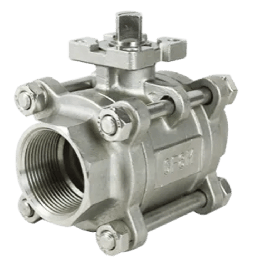 LXHQ-03T/M3T 3피스 풀보어 하이 플랫폼 플랜지 볼 밸브