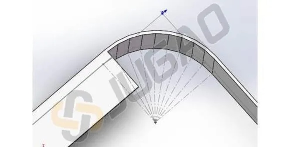 Calcul de l’angle – Comment calculer l’angle de pliage pour les pliages en grand arc
