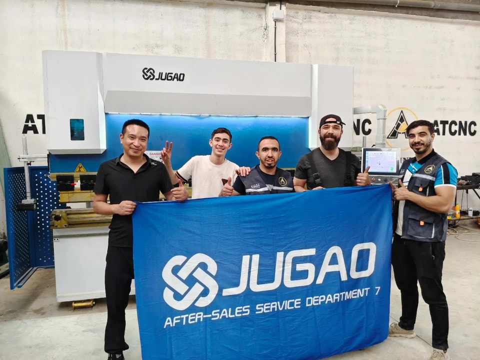 L'équipe de service après-vente de JUGAO a achevé avec succès l'installation, la mise en service et la visite client en Algérie