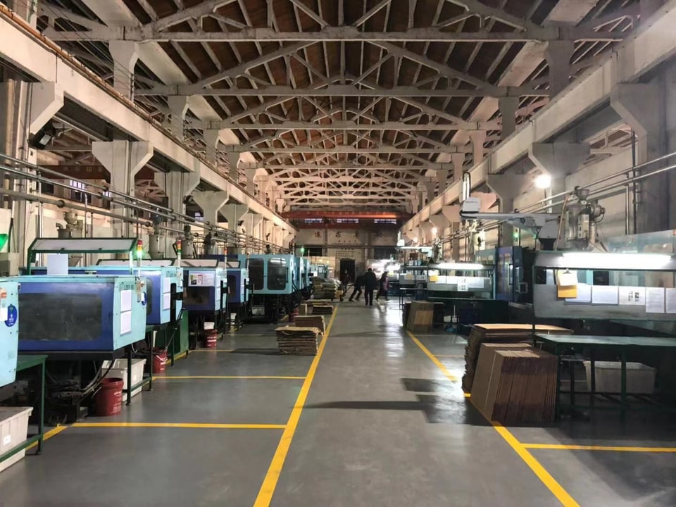 Plastic parts production area