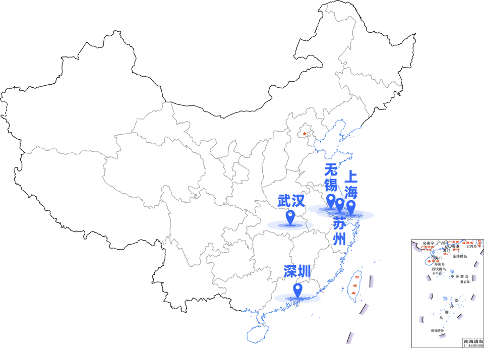 Our Office Locations Map