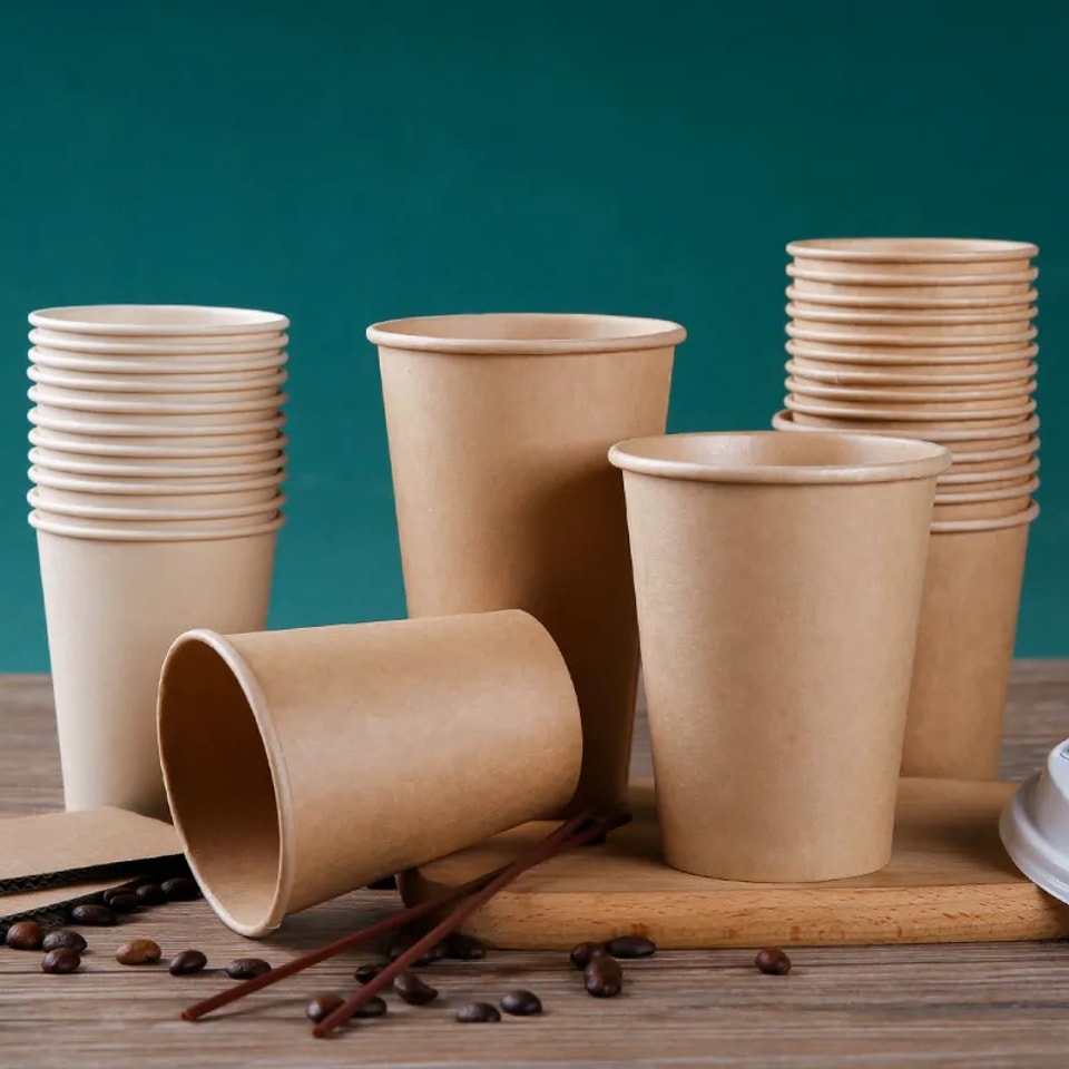 VASO DE PAPEL KRAFT DE UNA SOLA PARED