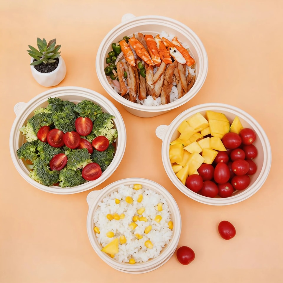 Bowls y envases de papel