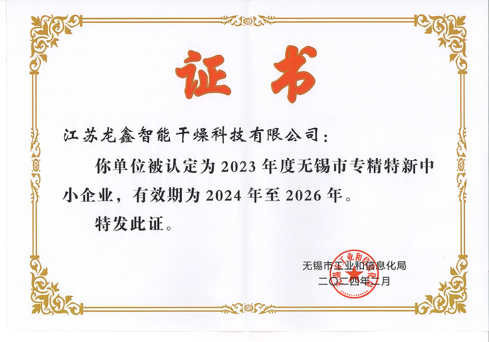 شهادة Changzhou Longxin رقم 9