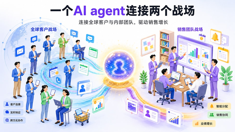 DeepSales 销售智能体能力示意