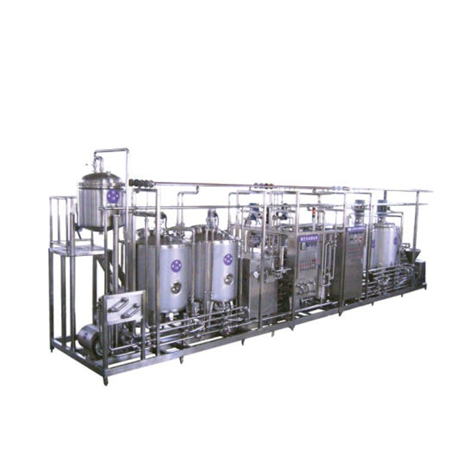 Línea de procesamiento de leche condensada