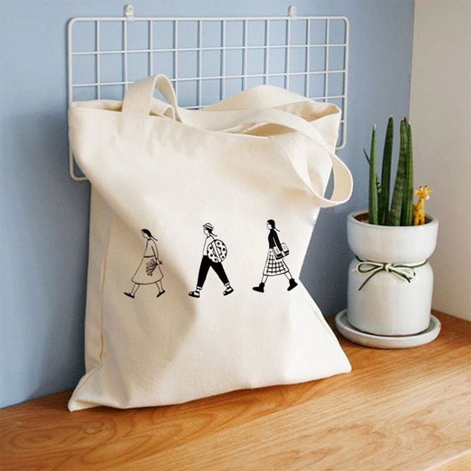 New Arrival Hot Sale Ladies Fashion Cloth Shopping Eco Shoulder 100% Recycled Eco Friendly Promotional Shopping Reusable Cotton Canvas Tote Bag