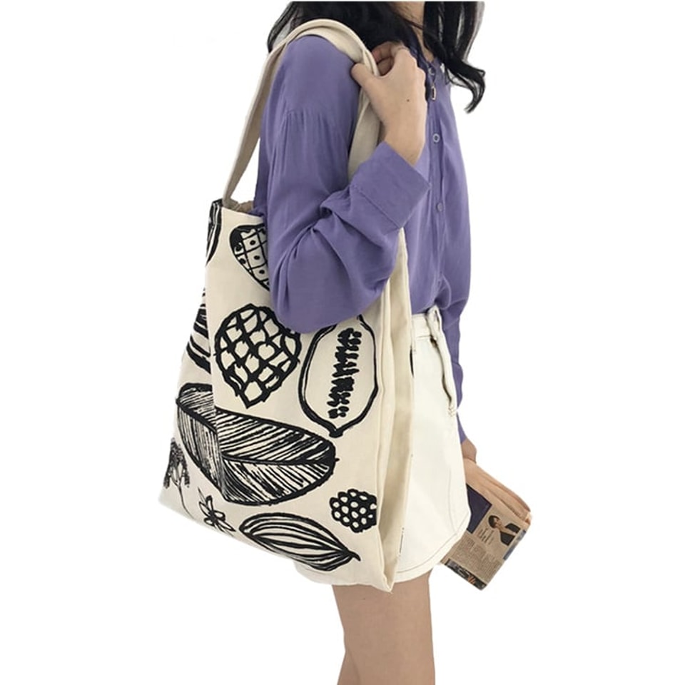 Whole Sale Direct Factory Price High Quality Cheap Beach Reusable Bags Canvas Custom Print Tote Shopping Bag