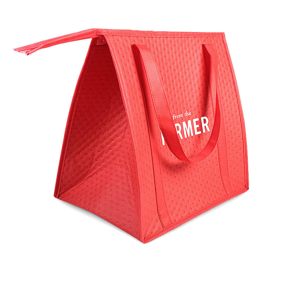 Custom Non Woven Tote Grocery Large Capacity Insulated Bag Soft Sided Portable Lunch Beach Leakproof Cooler Tote