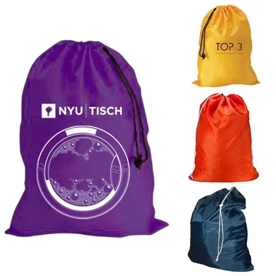 Cheap Price Promotional Cloth Travel Drawstring Laundry Bag with Customized logo