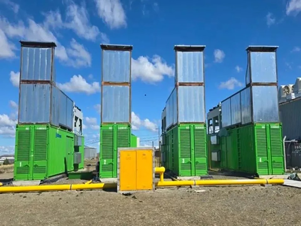 4MW Natural Gas Power Supply for Cryptocurrency Mining