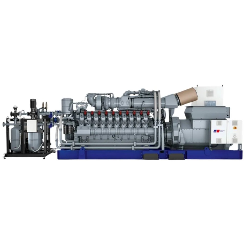 Grupo electrógeno a gas de 2500 kW impulsado por MTU