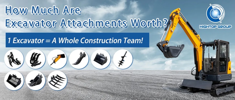 Hightop Excavator Attachments: Transform 1 Machine into a Whole Construction Crew!