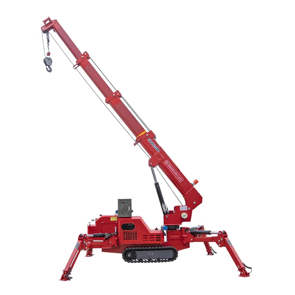 HTSC2.0 2-Ton Compact Spider Crane for Indoor Lifting and Narrow Access Jobs