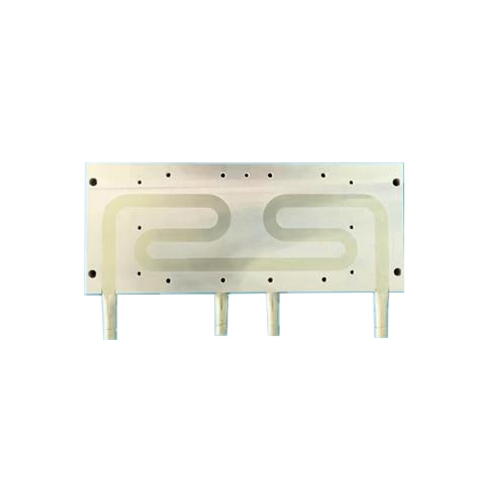 لوح تبريد مائي متكامل لثنائي IGBT مقاس 280x115x36 مم من YZPST