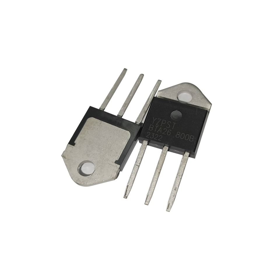 YZPST-BTA26-800B ترياك 800V من علامة YZPST التجارية، TO-3PA، BTA26-800B