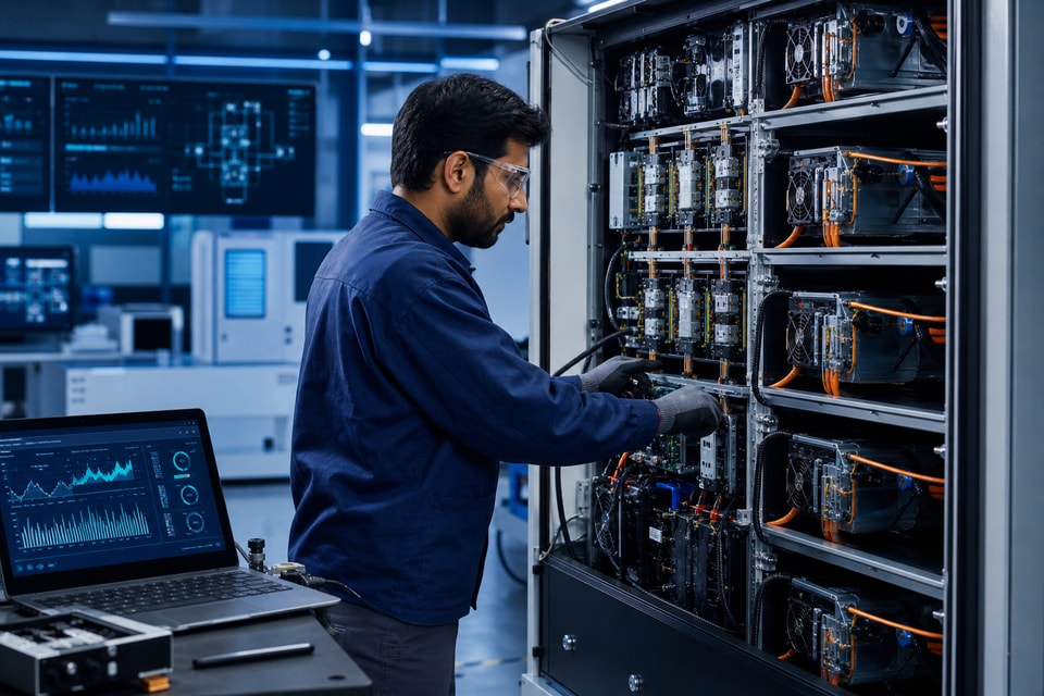 What an Intelligent BMS Adds to Industrial Battery Reliability
