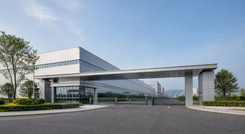 Factory entrance