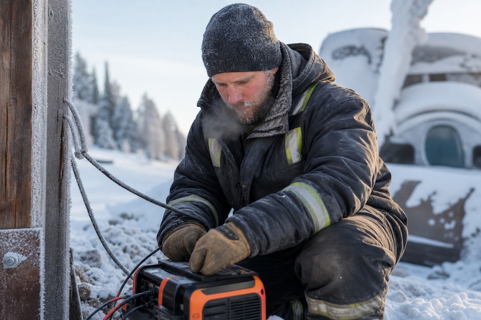 Thermally managed low-temperature battery pack