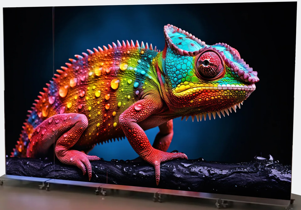 Pantalla LED publicitaria plegable X2