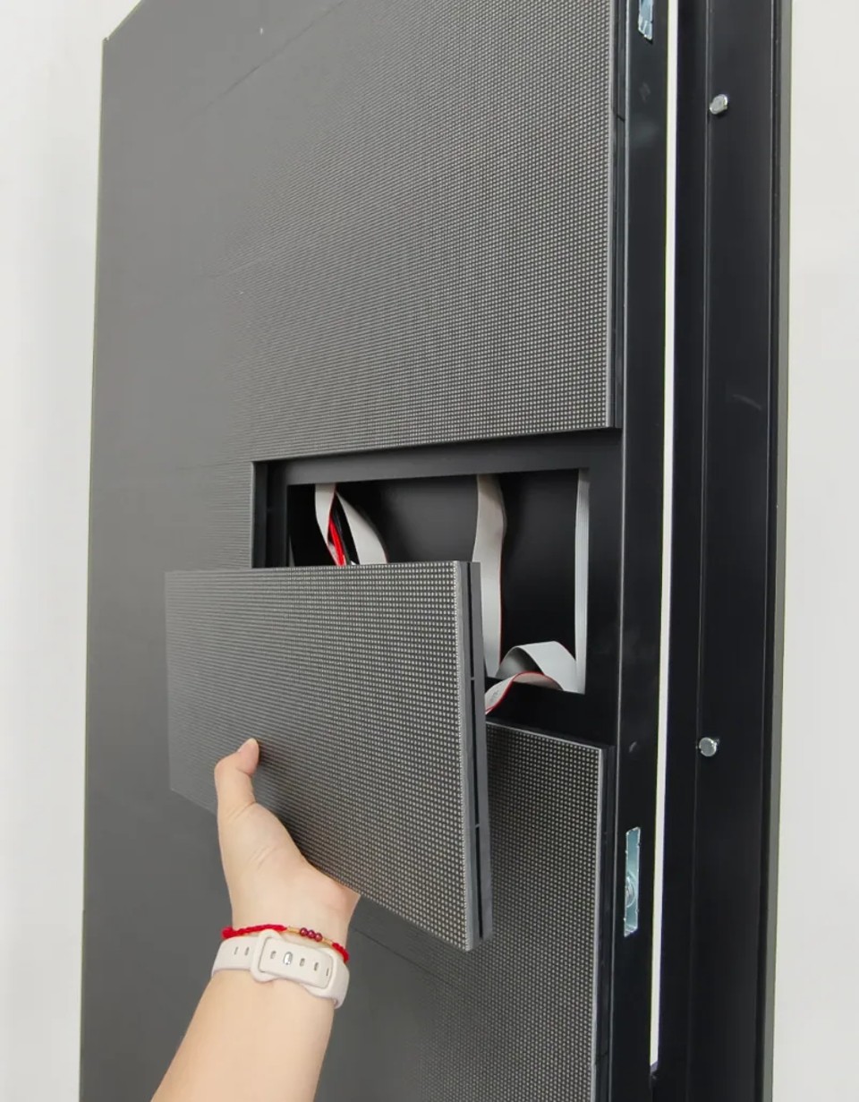 Pantalla LED publicitaria plegable X2